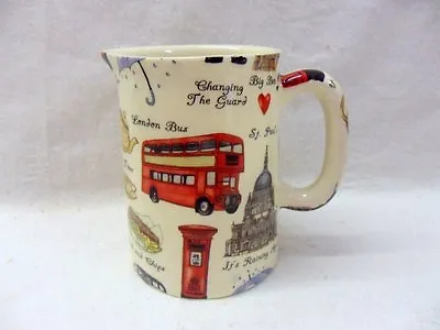 £11 • Buy Special Offer London Scenes Cream Jug Pitcher Jug By Heron Cross Pottery