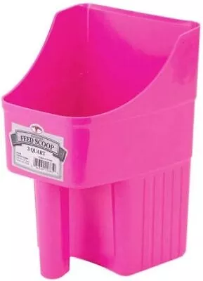 Miller Enclosed Feed Scoop 3-Quart Hot Pink • $11.82