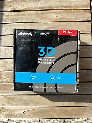 Inland 1.75mm White PLA + 3D Printer Filament 1KG Spool Unopened Sealed • $18.99