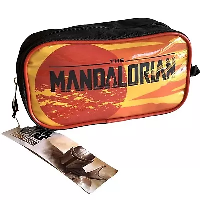 Star Wars The Mandalorian Gadget Case Pencil Bag School Makeup Toiletry Utility • £9.64