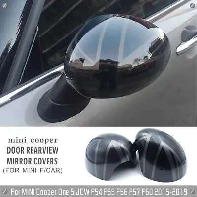 For MINI Cooper F54 F55 F56 F57 F60 14-19 Night Jack Side Mirror Cover W/O Light • $45