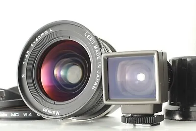 【Top MINT W/Finder & Hood】 Mamiya N 43mm F/4.5 L Lens For Mamiya 7 II From JAPAN • $1299.99