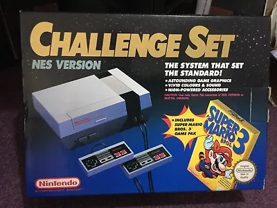 £6499.97 • Buy Nintendo NES Challenge Set Super Mario 3 NES Mario 3 Pack Boxed MINT Collectable