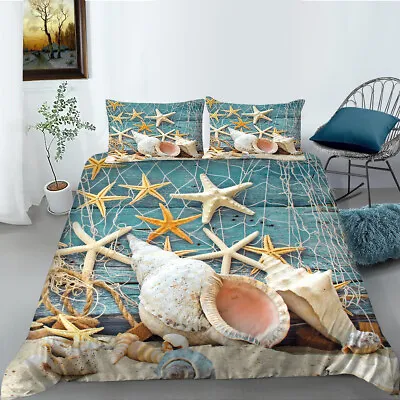 £47.99 • Buy Kids & Teens Starfish Decorative Bedding Set, Starfish Shell Duvet Cover