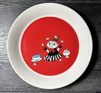 Moomin Arabia Finland Plate Me Little My By Arabia Red CR0418 7 3/4” • $59.99