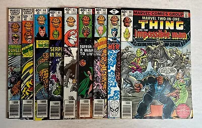 Marvel Two In One 60 61 62 63 64 65 66 67 68 Thing Warlock X-Men Perez • $12.99