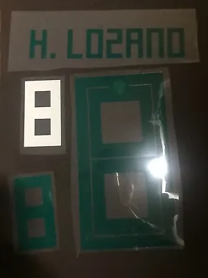 Mexico 2018 Hirving LOZANO Soccer Football Shirt Jersey Name Number Print ID SET • £10.99