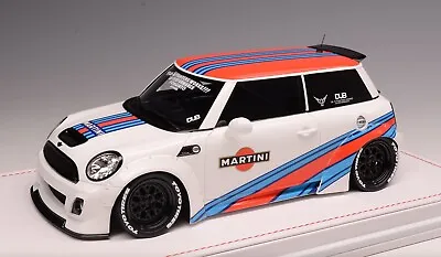 1/18 IVY Models Mini Cooper LB Performance Liberty Walk  Martini Leather Base • $299.95