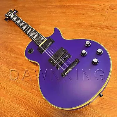 Custom Electric Guitar Mahogany Body Purple Color Matte Finish • $318