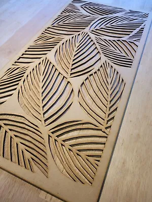 Monstera Leaf Decorative Screen Radiator Cabinet Panel 2FT X 4FT 3mm 6mm 0053 • £48