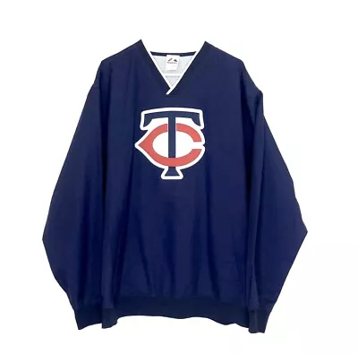 Minnesota Twins Jacket Majestic Men’s XL Pullover Windbreaker • $35