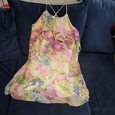 BCBG Maxazria Floral Women Dress Size Medium • $14