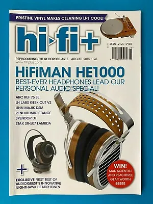 Hi-Fi+ Plus Magazine  Aug 2015 #126 - LINN PRODUCTS MAJIK DSM - AUDIO RESEARCH • £5.95