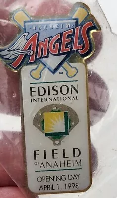 Vintage Anaheim Angels Collector Pin Opening Day April 1 1998 Edison Field • $4.19