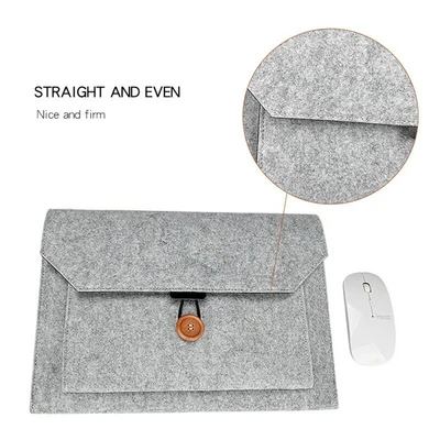 £8.48 • Buy 15.4 Inch MacBook Pro/iPad Sleeve Felt Laptop Protective Case - Grey