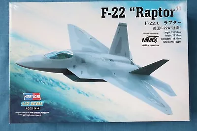 Hobby Boss F-22 F-22A Raptor Model Airplane Kit 1:72 80210 SEALED BAGS • $14