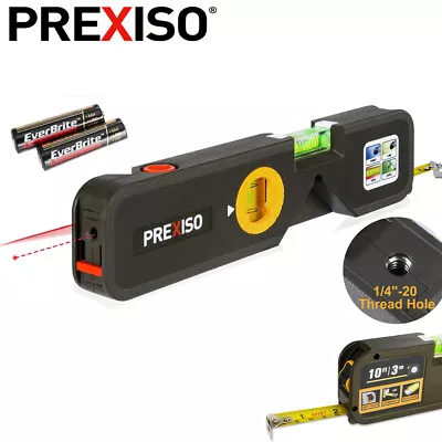 PREXISO 4-in-1 Laser Level Torpedo Level 65Ft Alignment Point 10Ft Leveling Line • $26.99