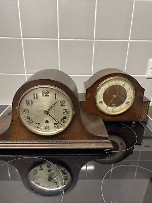 2 Mantel Clocks 20th Century German “Haller” Oak Chiming And Other • £30