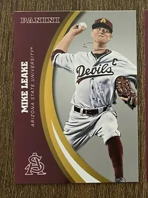 2015 Panini Collegiate MIKE LEAKE Silver Parallel Card # 9 ARIZONA STATE • $1