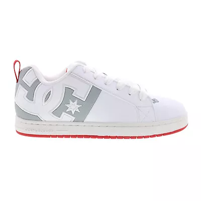 DC Court Graffik SQ ADYS100442-WYR Mens White Skate Inspired Sneakers Shoes • $54.99