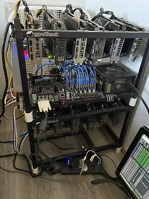 Crypto Mining Rig With 12 Gpus. Nvidia • $3000