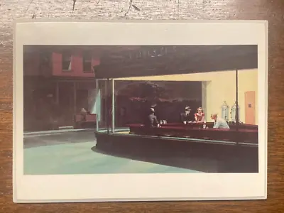 Edward Hopper Nighthawks Small Art Plaque The Museum Shop Art Institute Chicago • £10.27