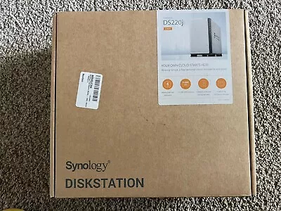 Synology 2 Bay NAS DiskStation DS220j (Diskless) 512MB DDR4 RAM • $119.99