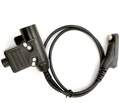 U94 PTT Tactical Adapter Push To Talk MotoTRB APX XPR Motorola For Two Way Radio • $28.99