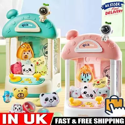 Crane Machines Toy Mini Claw Machine 4 Dolls 3 Capsule Gifts For Girls And Boys  • £19.69