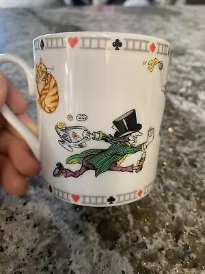 NEW PAUL CARDEW  ALICE In WONDERLAND MAD HATTER  Teacup & Saucer Design England • $17.99