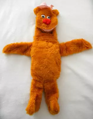 VINTAGE 1970s HANDMADE FOZZIE BEAR HAND PUPPET GREAT FUN!! • £18