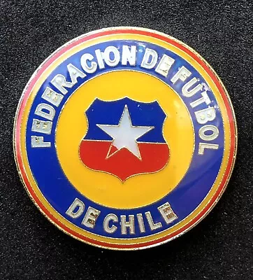 Chile Soccer Federation Vintage Soccer Pin Badge 2014 • $5.99