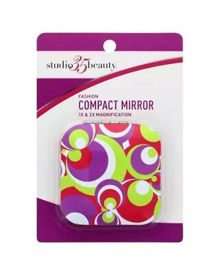 Double Sided Folding Handbag Mirror Compact Hand Held Pocket Size Travel Make Up • £2.99