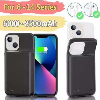 External Battery Charger Case Power Bank For IPhone 13/12/Mini/14/11/Pro/XS Max • $21.59