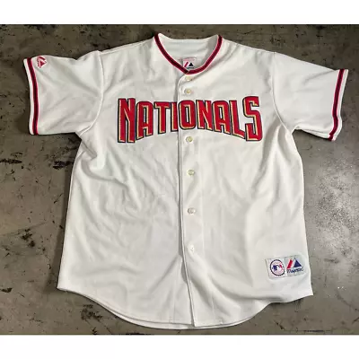 Washington Nationals Vintage Jersey - XL • $16