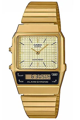 CASIO STANDARD Limited Model AQ-800EG-9A Gold Ana-digi Men's Watch New In Box • $68.50