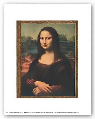 MUSEUM ART PRINT Mona Lisa By Leonardo Da Vinci 11x14 • $6.89