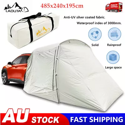 AU Ship Outdoor Portable Waterproof SUV Car Rear Trunk Camping Tent For 4 Person • $158.95