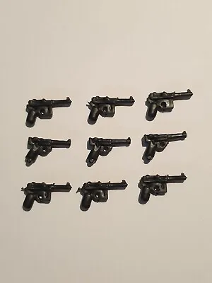 WW2 German Pistol Lot Of 9 X Hand Guns Compatible With Toy Brick Minifigures • $5.50