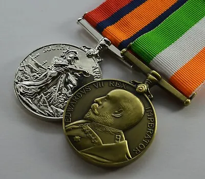 Bronze And Silver King And Queen's South Africa War Medals. Victoria Edward VII • £13.99