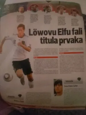 Mesut Ozil  Euro 2012 Croatian Language Clippings  Rarity • $18