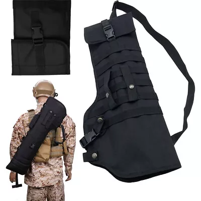 Tactical Dual Rifle Shotgun Bag Airsoft Gun Holster Hunting Pouch Molle Bag New • £13.29