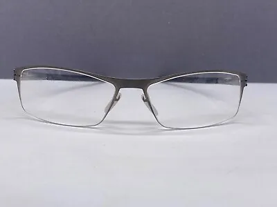 Ic! Berlin Glasses Women's Gray Rectangular Full Edge Rina D. Graphite Germany • £103.25