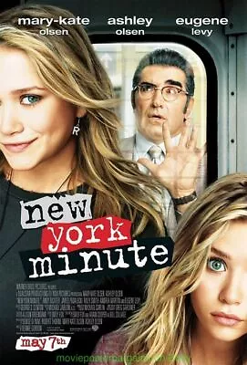 NEW YORK MINUTE MOVIE POSTEROriginal DS 27x40  MARY KATE AND ASHLEY OLSEN • $8