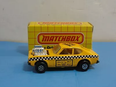 Matchbox Lesney 72 Yellow Maxi Taxi Rolamatics Macau Vintage 1975 • $27