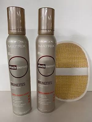 2 X  Matrix Shade Memory Rich Brunettes Foam Conditioner Warm Set • $39.99