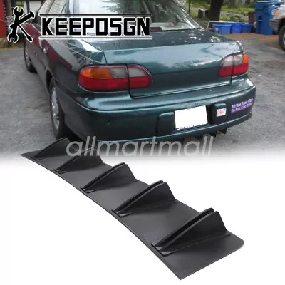 Rear Bumper Diffuser Lip Splitter Spoiler Shark Fins For Chevrolet Chevy Malibu • $37.92