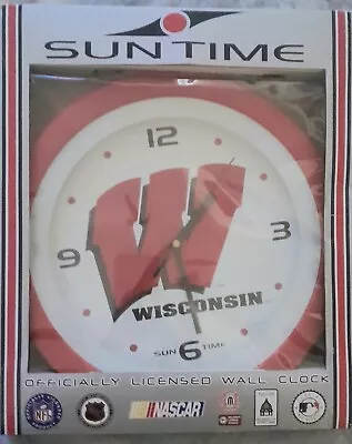 Suntime Wisconsin Walll Clock. NIB • $13.59