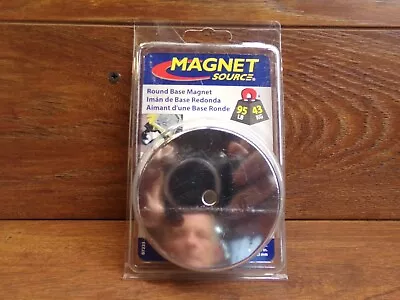 95 Lb. Heavy Duty Magnetic Round Bases Lift Caps MAGNET SOURCE 07223 - Pkg Qty 1 • $13.05