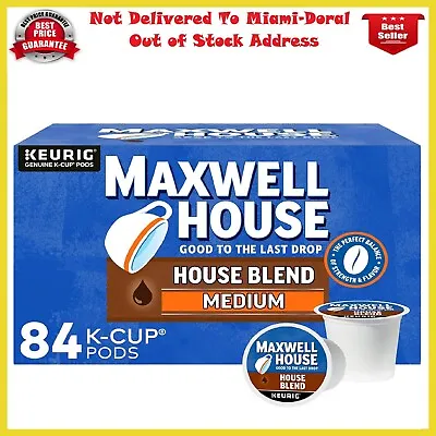 Maxwell House House Blend Medium Roast K-Cup Coffee Pods (84 Ct Box) • $30.48